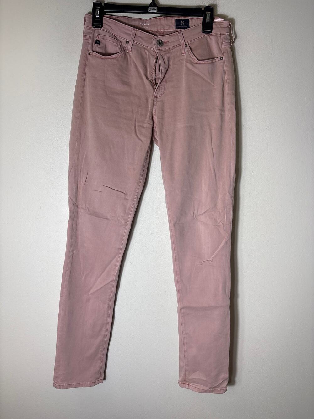 AG Pink The Prima Cigarette Leg Sz 27